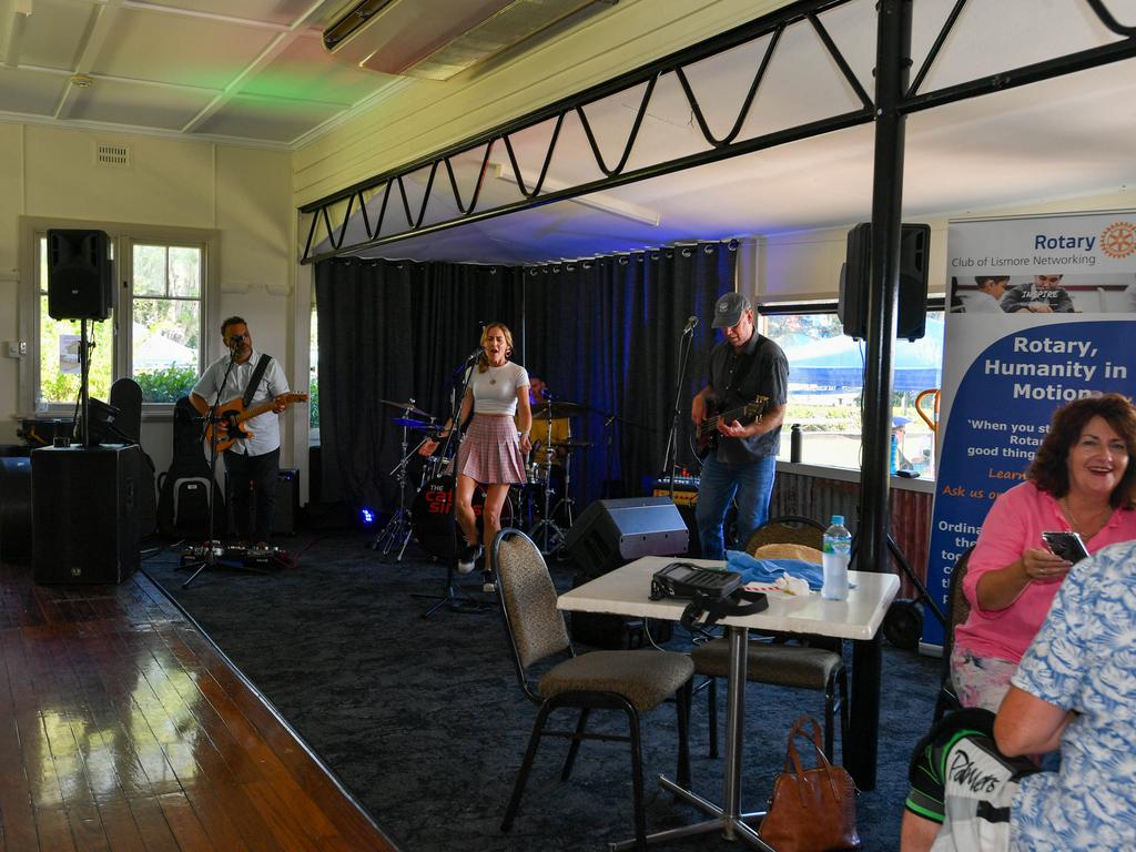 Australia Day celebrations: Entertaining the punters at the Lismore City Bowlo is the ever-popular Cath Simes Band.