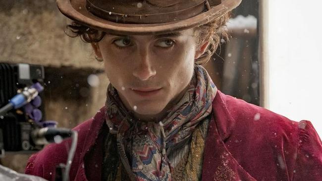 Timothée Chalamet shares a pic of  himself as Willy Wonka, , https://www.instagram.com/p/CU3Cg6XIzAy/, , tchalamet, Verified, The suspense is terrible,, I hope it will last ...