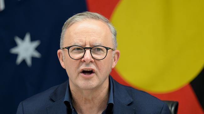 Australian Prime Minister Anthony Albanese has been urged to act now in response to the US vote. Picture: Lukas Coch