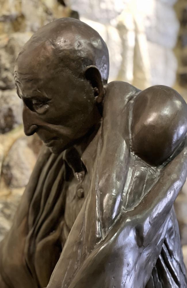 One of the The Fountain of Tears sculptures in Israel by Canadian artist Rick Wienecke. Photo: Mark Furler