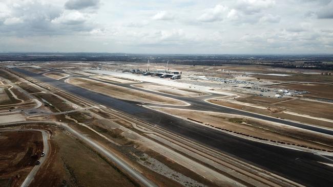 Western Sydney International Airport is due to open in 2026. Picture: Jonathan Ng