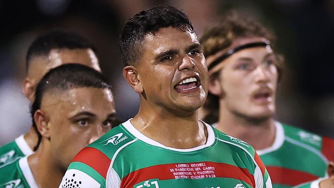 The teen who racially abused Latrell Mitchell has copped an indefinite ban.