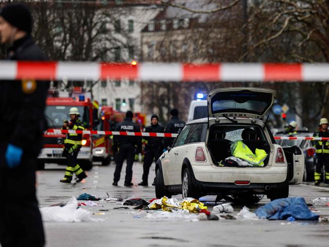 At least 20 people are injured, some seriously. Picture: AFP