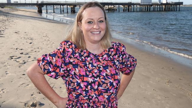 Samantha Delmege, sister in law of Dawn Crichlow will be running in Dawn's former Southport Gold Coast City Council seat at the next election. Picture Glenn Hampson