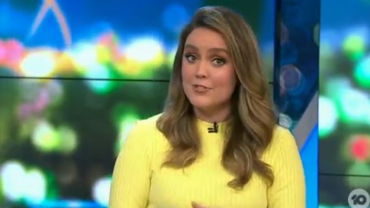 Georgie Tunny weighed into the debate. Picture: Channel 10