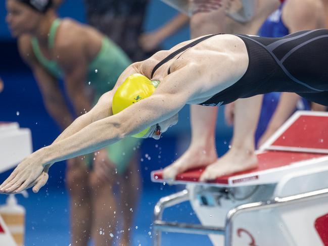 The changeover in a relay is crucial, according to four-time Olympian Cate Campbell. Picture: Tim Clayton/Corbis via Getty Images