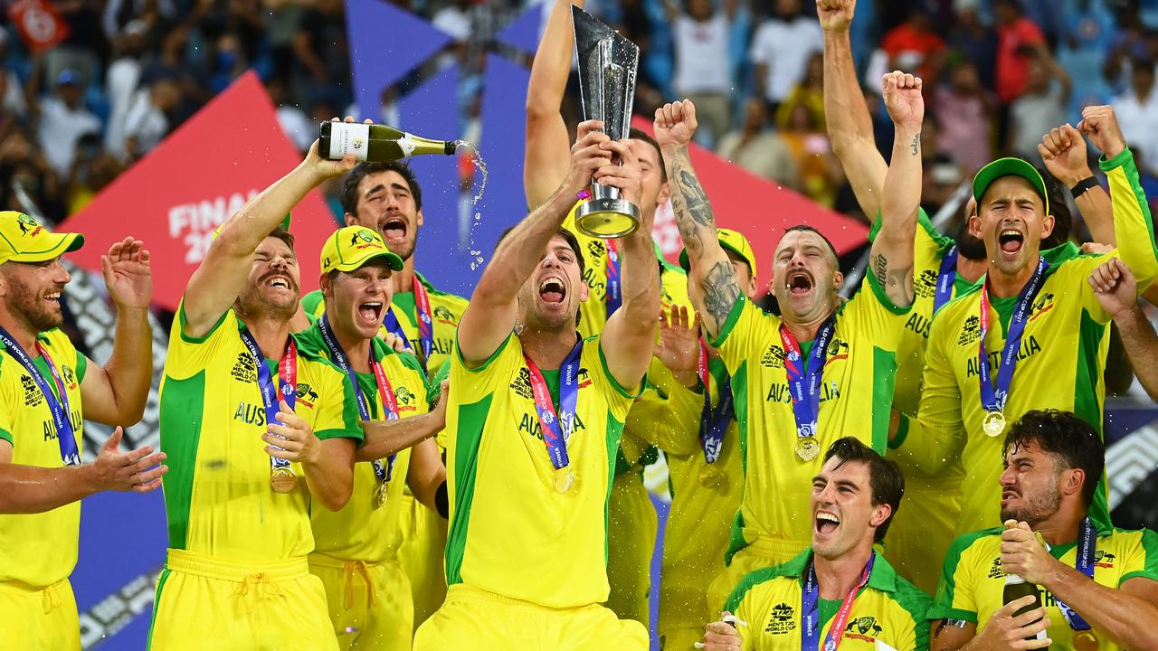 The Aussies are world champs. (Photo by Alex Davidson/Getty Images)