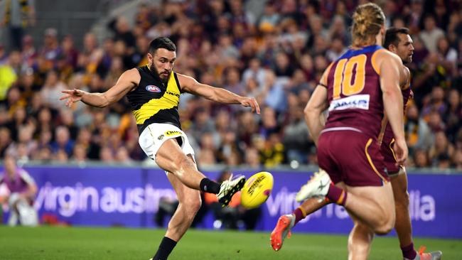 Shane Edwards was one of Richmond’s best in their qualifying final win. Picture: AAP