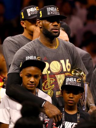 NBA LeBron James: Cavaliers star wants to play against his son LeBron ...