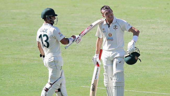 The tough cricket has brought out the best in both sides. Picture: Getty Images