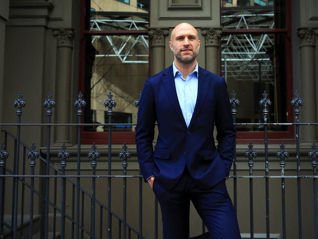 25/06/20 Former AFL star Chris Judd speaking about his small cap investments. Aaron Francis/The Australian