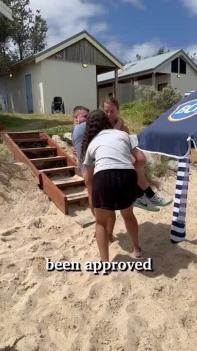 Mother of paraplegic son fights Council to build beach access ramp