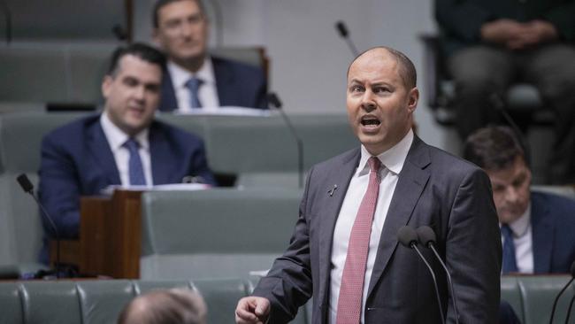 Treasurer Josh Frydenberg is predicting a budget deficit of $85.8bn. Picture: Gary Ramage