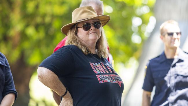 United Workers Union secretary Erina Early said Alice Springs Corrections workers were aware of 10 gang related assaults and a number of security incidents in the four weeks since December 18. Picture: Floss Adams