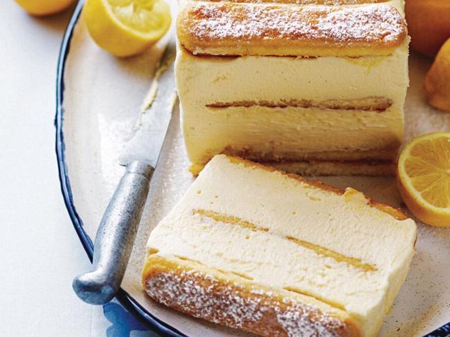 Lemon curd tiramisu.