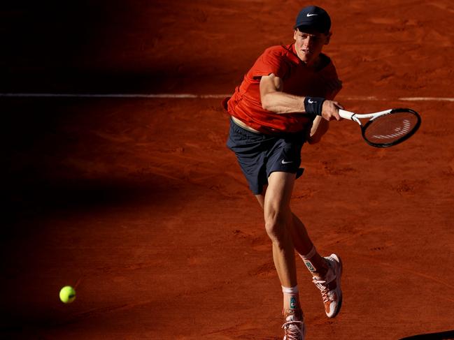 Italian Jannik Sinner could not repeat his Australian Open heroics. Picture: Clive Brunskill/Getty Images