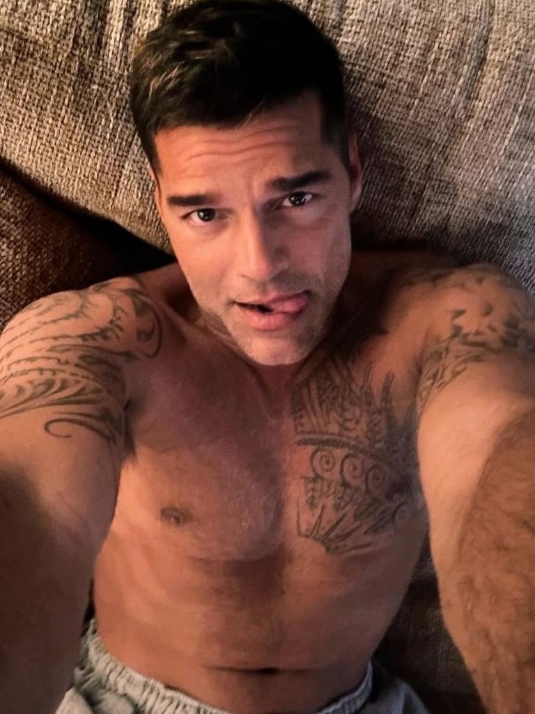 Ricky Martin, posting Insta thirst traps like a man half his age.