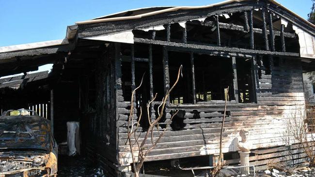 Hill Street House Fire, Gatton. Picture: Meg Bolton