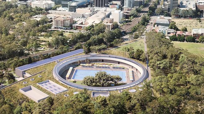 How Parramatta pools will look when it opens next year.