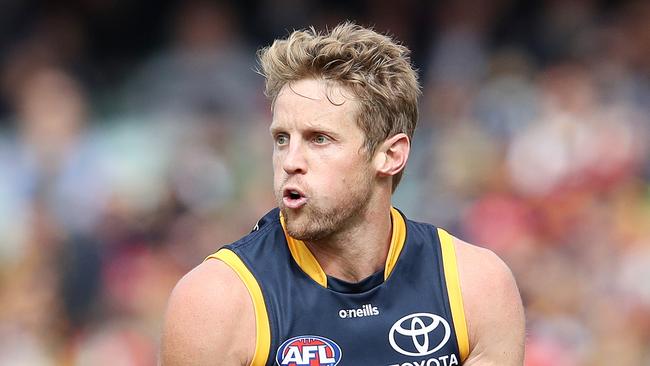 Mick McGuane has been impressed by how the Crows have used Rory Sloane. Picture: Sarah Reed/AFL Photos via Getty Images