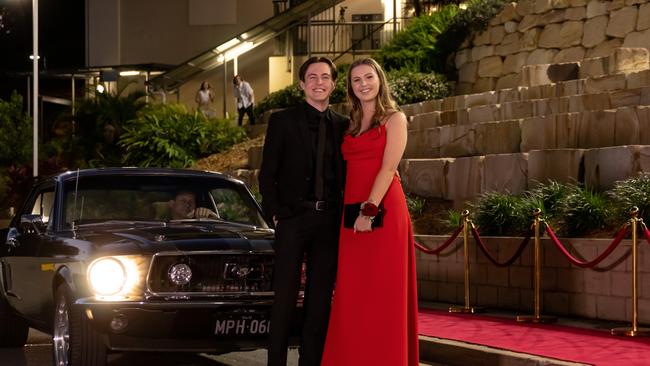 Toby Wagener and Jessica Coleman. Hillcrest Christian College 2020 school formal. Photo: Supplied