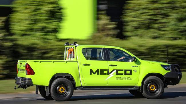 SEA Electric’s power system will be used in the Mevco converted electric Toyota HiLux ute.