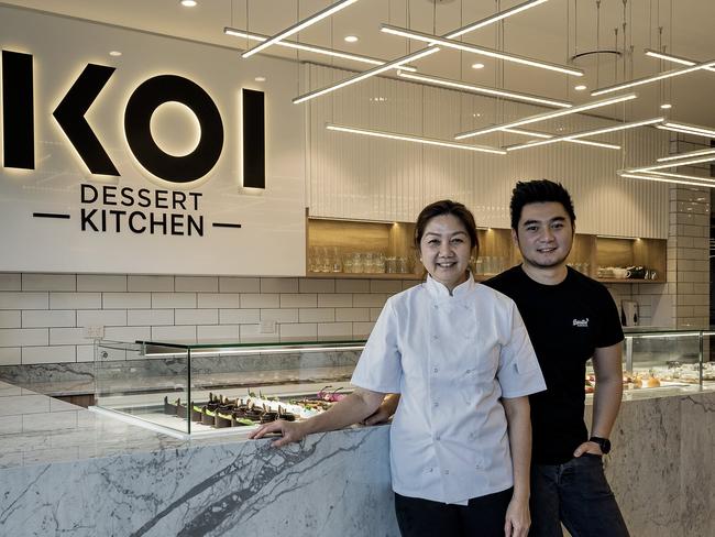 Ike Malada and son, Ronald Poernomo, from Koi Dessert Bar.