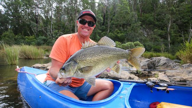 A love for bass fishing is what lured Curtis Parker to Jackadgery and the Mann River Caravan Park.