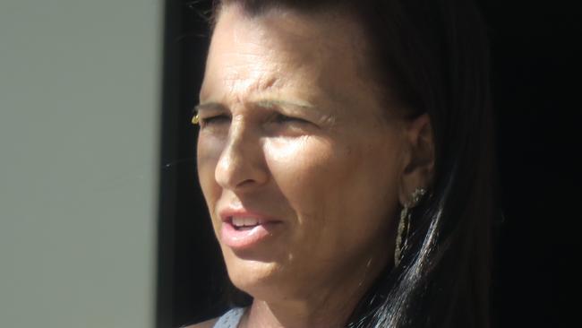 Karen Leigh Eyre, 46, of Berkeley Vale, leaving Wyong Local Court after pleading guilty to supplying drugs on an ongoing basis after being caught by Strike Force Treceagle officers. Picture: NewsLocal