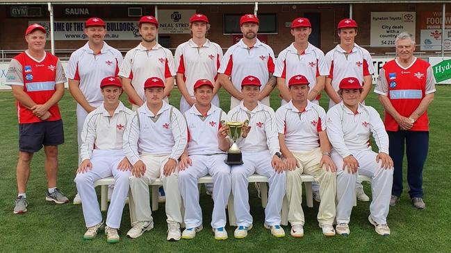 Gisborne's GDCA McIntyre Shield winning team.