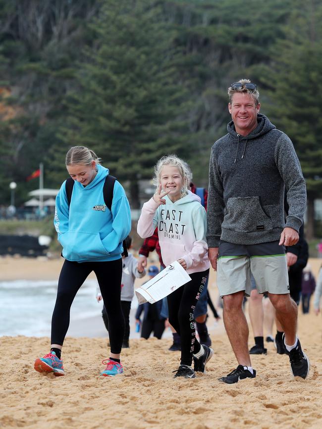The annual 5 Lands walk from MacMasters Beach Saturday 22nd June 2019. Picture: Sue Graham