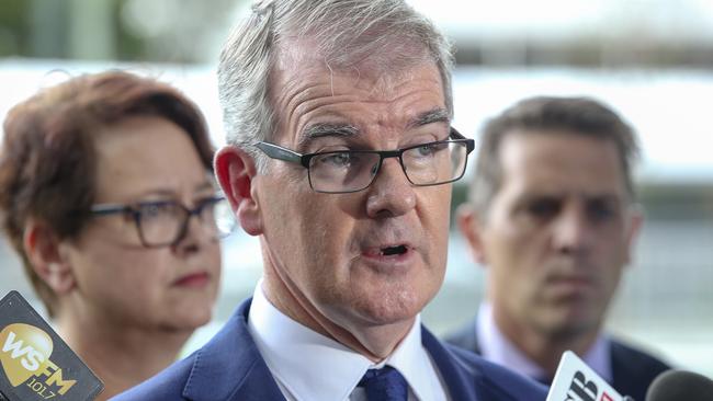 Michael Daley’s brothers have been involved in a fracas over election material. Picture: Justin Lloyd.