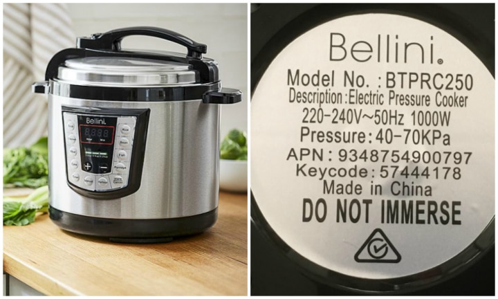 Target recalls popular Bellini pressure cooker Kidspot