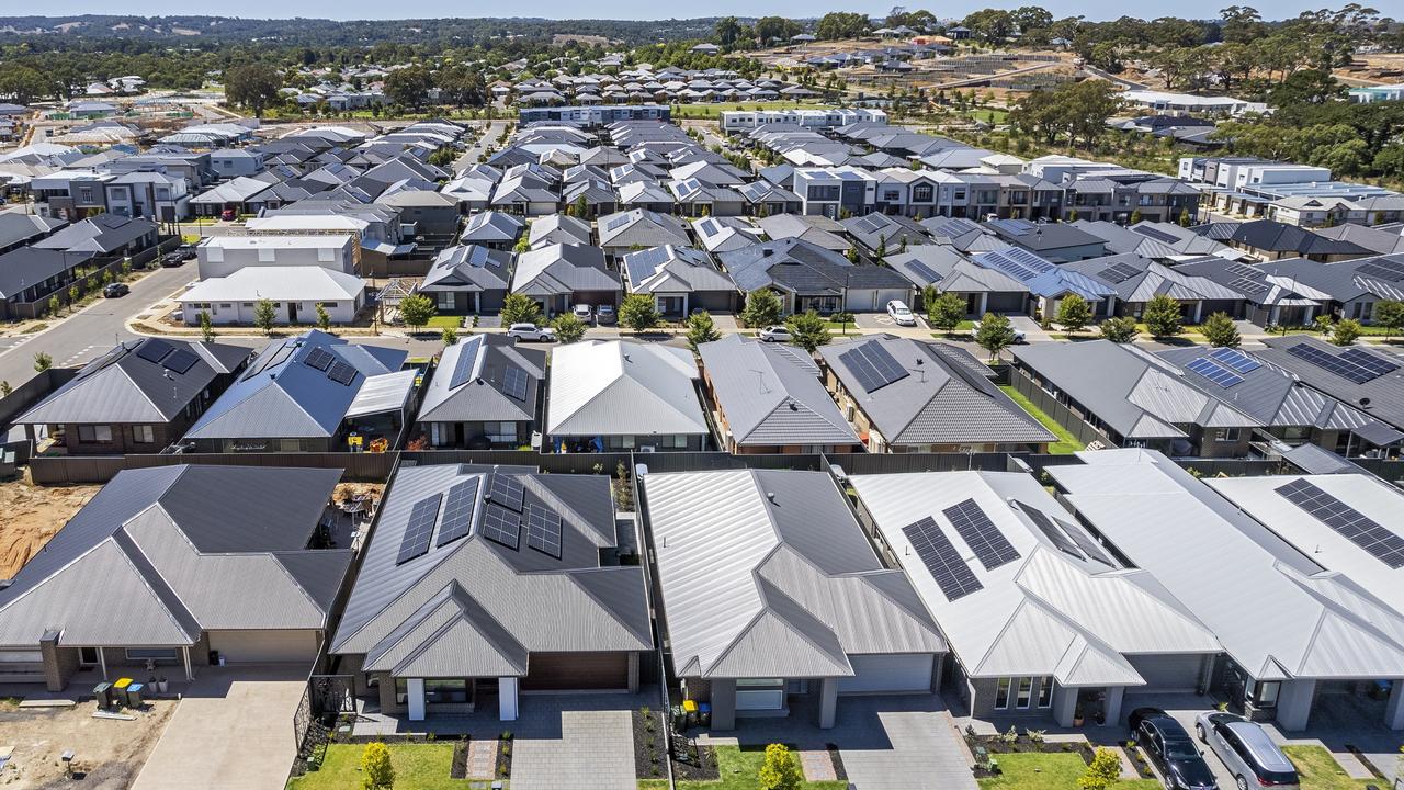 A housing development at Mount Barker.