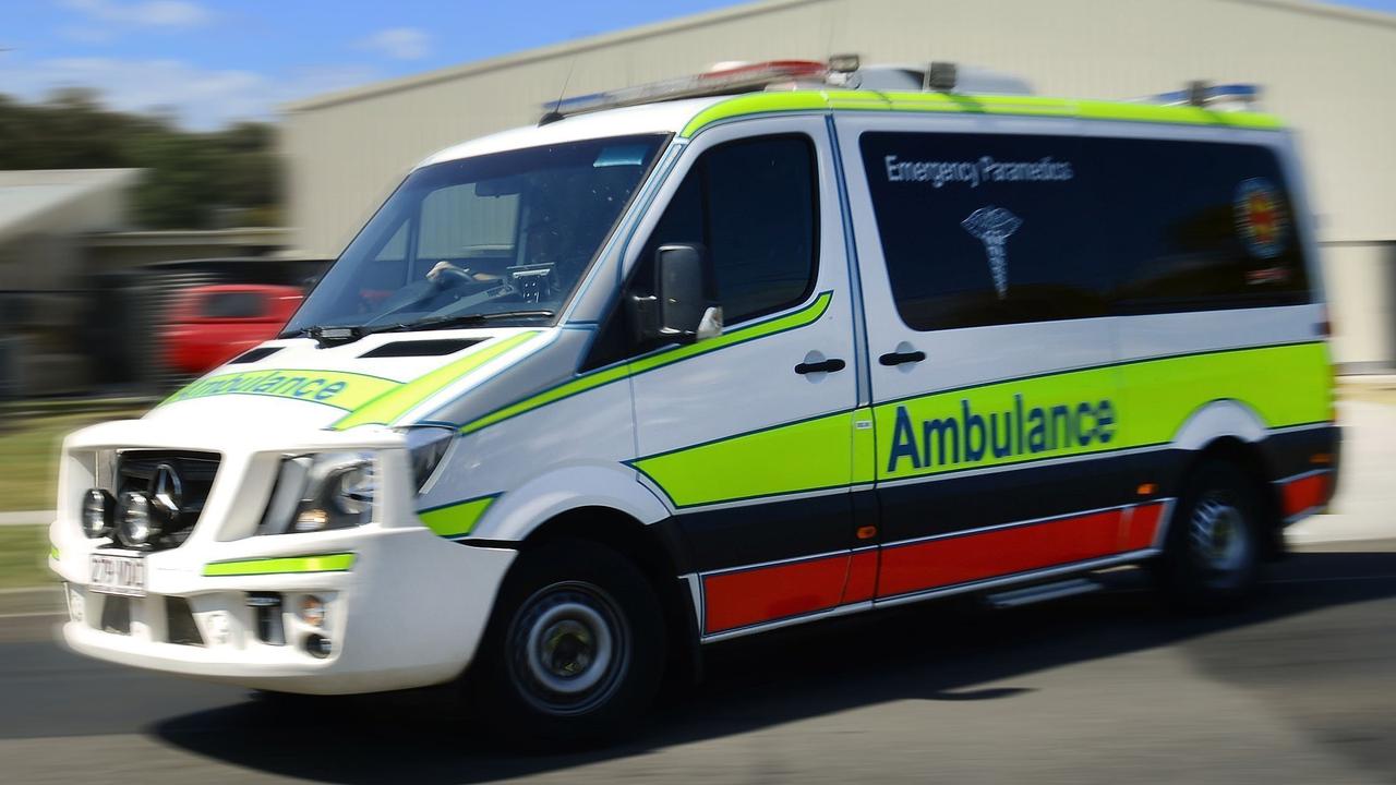 Critical care paramedics attended the scene of a crash on the Ipswich Highway at Wacol.