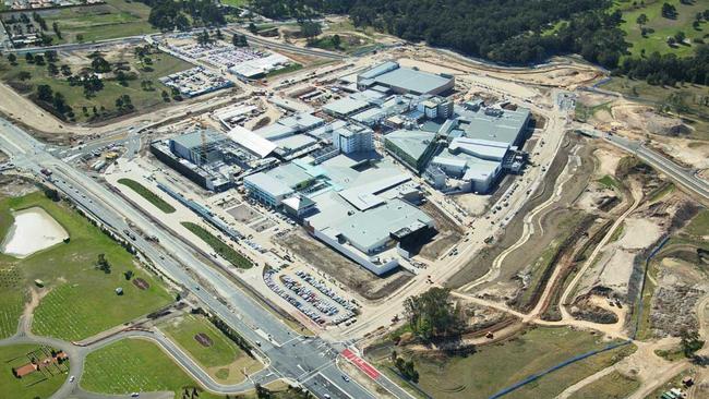 Aerial view of the Rouse Hill Town Centre.