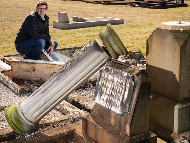 ‘Despicable’: Why $500k damage to cemetery may take years to fix