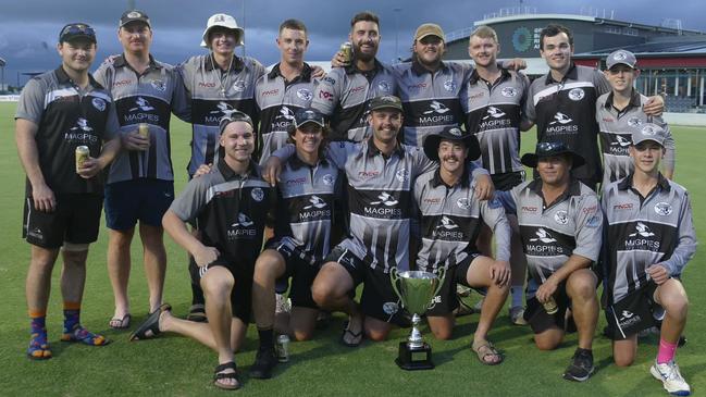 Mackay Magpies took out the Mackay Cricket Association's first grade one-day premiership at Great Barrier Reef Arena on Saturday. Picture: Magpies Cricket Club Mackay Facebook.