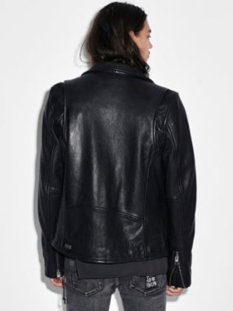 Ksubi Capitol Leather Jacket Black