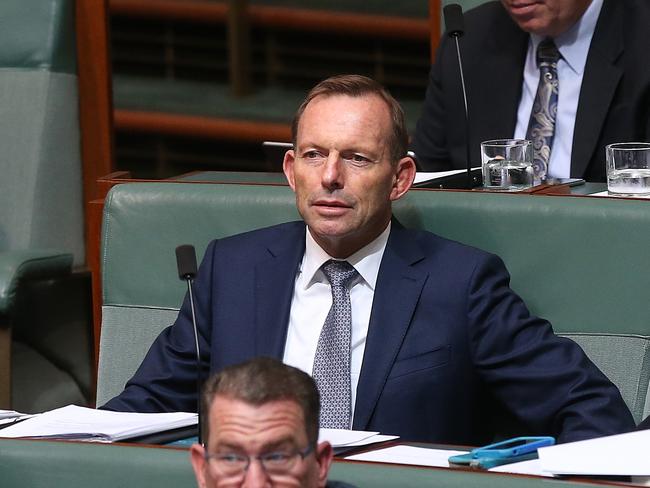 Tony Abbott has called for a fair go for low fee paying private schools. Picture Kym Smith