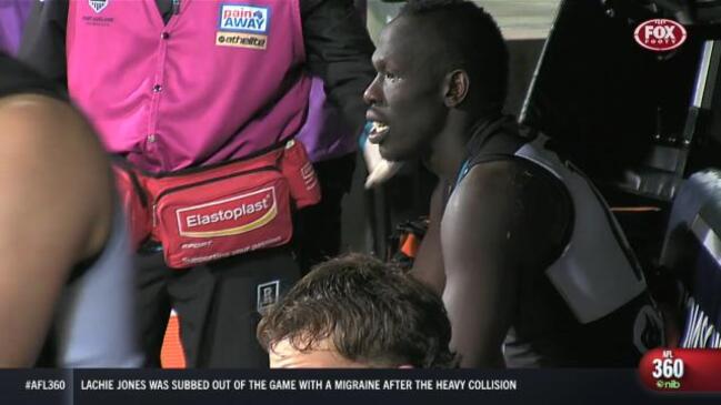 Port Adelaide issued statement over Aliir incident