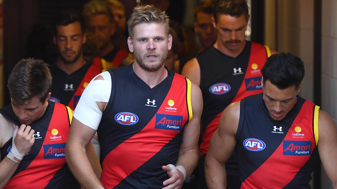 Essendon veteran defender Michael Hurley has been recovering from a hip infection all year.