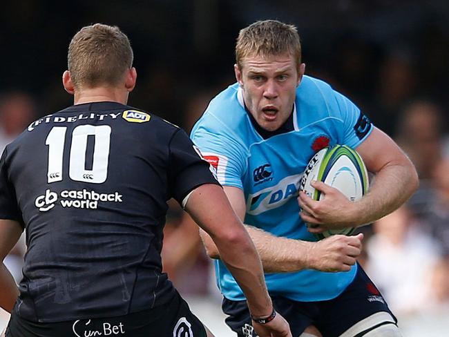 Waratahs lock Tom Staniforth is relishing the showdown with the Rebels pack.