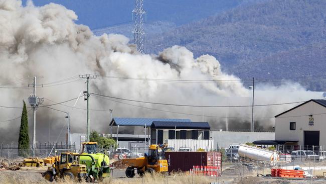 Fire incident at Crooked Billet Drive, Bridgewater. Picture: Chris Kidd