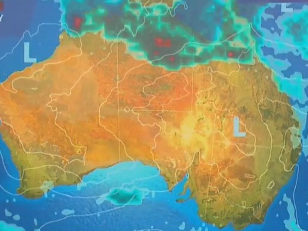 For much of Northern Australia, the main weather news is rain – and lots of it. Picture: Weatherzone/Sky News Weather.