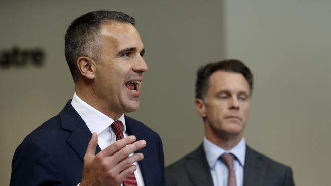 Malinauskas with NSW Premier Chris Minns. Picture: NewsWire/John Appleyard