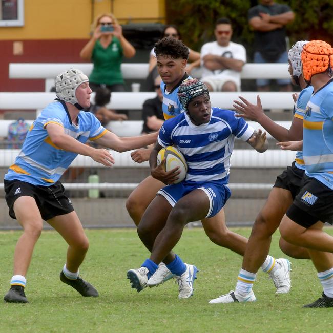Troy Waike. QLD Rugby Union State Championships (17-18 years boys) at the Townsville Sports Precinct. Friday May 23. Northern against Peninsular. Picture: Evan Morgan