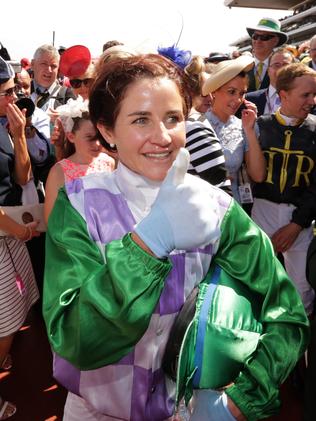Jockey Michelle Payne became the first woman to win the Melbourne Cup.