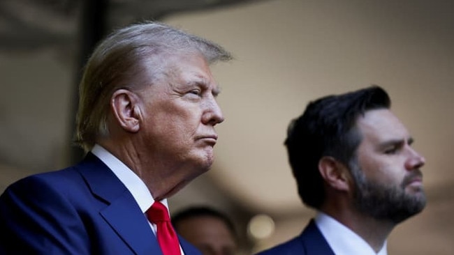 Republican presidential nominee Donald Trump and running mate JD Vance. Picture: Mike Segar/Reuters/WSJ