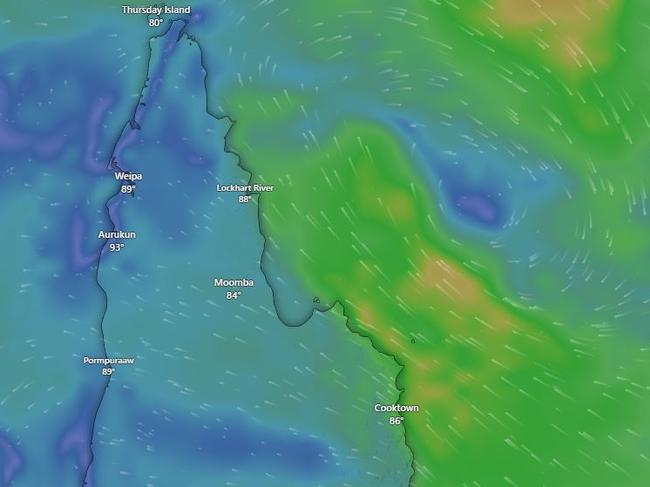 Far North residents are being told to brace for another possible cyclone which could develop off the east coast of Queensland this weekend. Picture: BOM